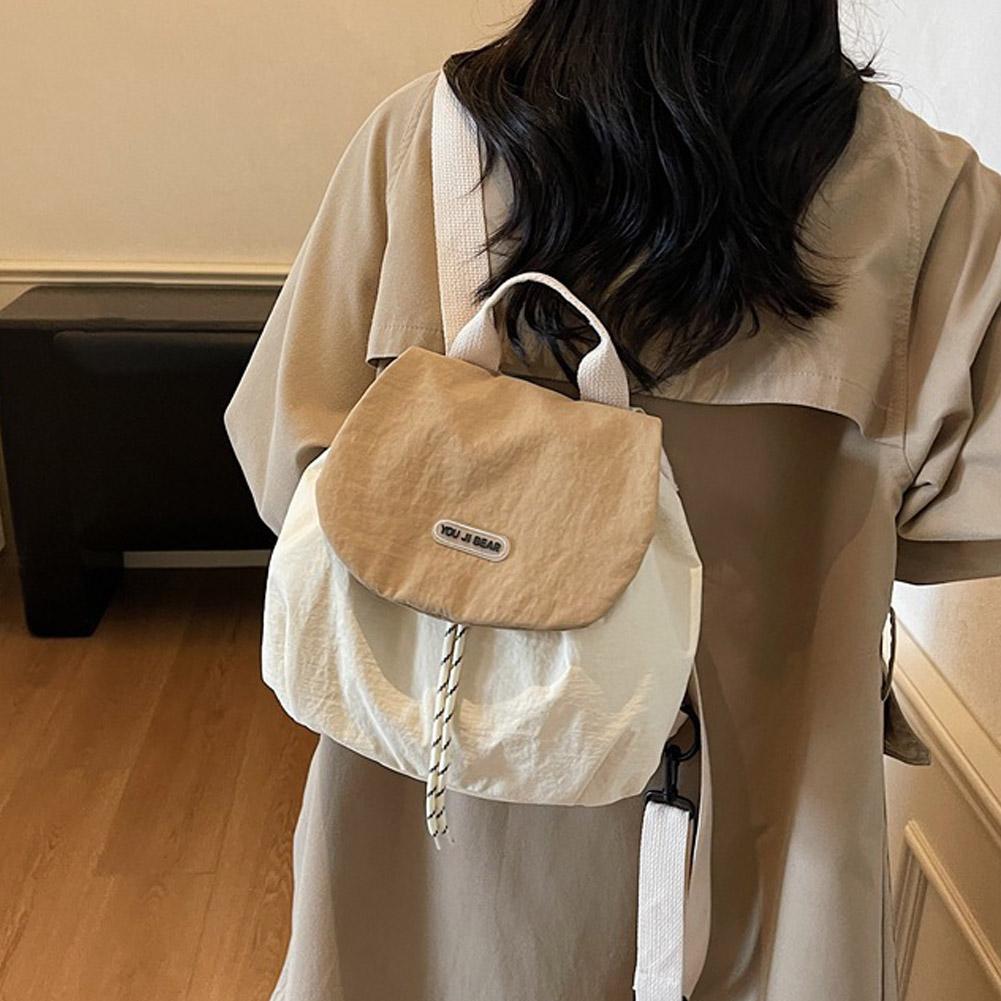 Canvas Backpack Casual - حقيبة ظهر نسائية من النايلون خفيفة