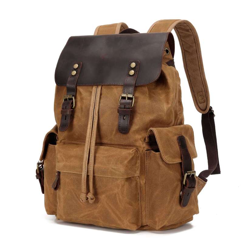 حقيبة ظهر رجالية جديدة من القم - مراجعة Canvas Backpack Casual وسعره