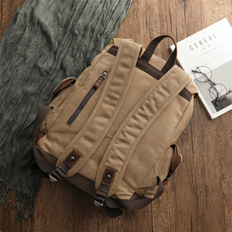الرجعية الرجال في الهواء الطلق - مراجعة Canvas Backpack Casual وسعره
