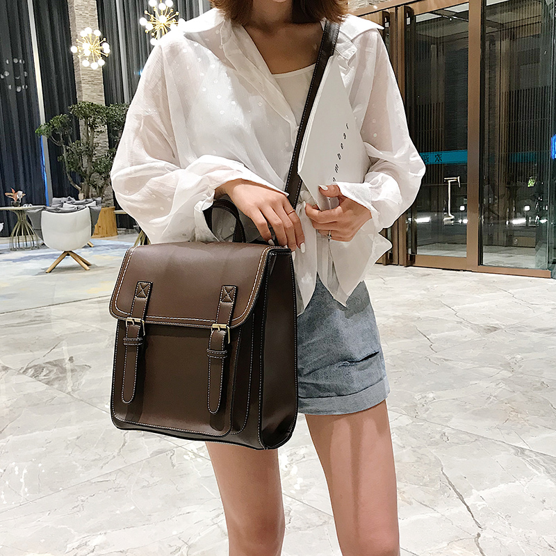 حقيبة للظهر فينتاج الإناث بولي - مراجعة Leather Backpack Vintage وسعره