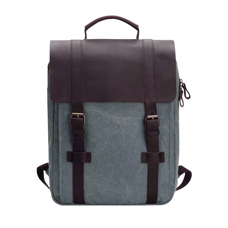 حقيبة ظهر عصرية للرجال، حقيبة  - مراجعة Canvas Backpack Casual وسعره
