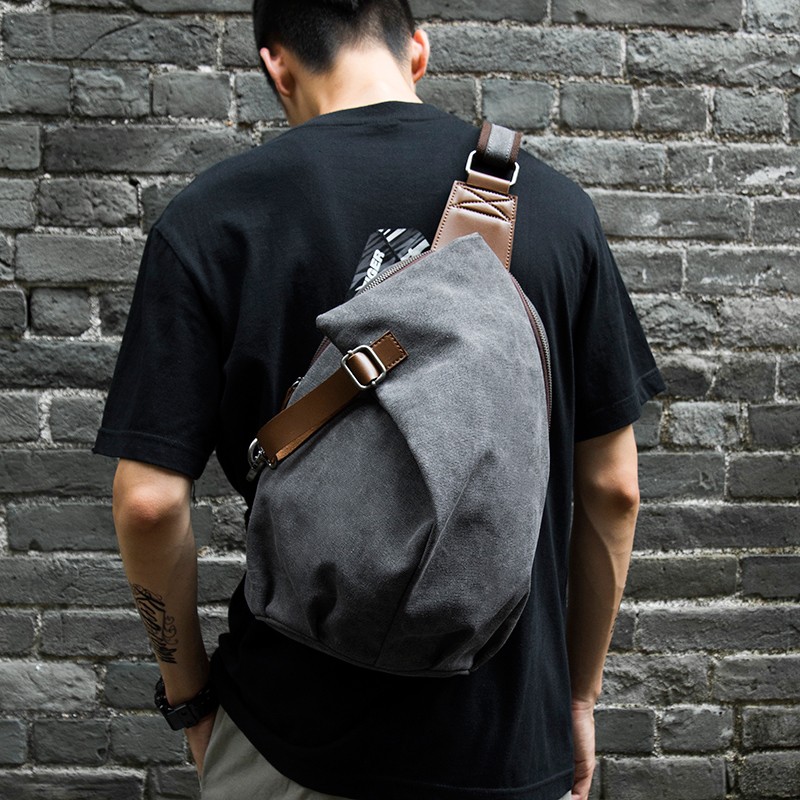 حقيبة كتف رجالية كبيرة السعة م - مراجعة Canvas Backpack Casual وسعره