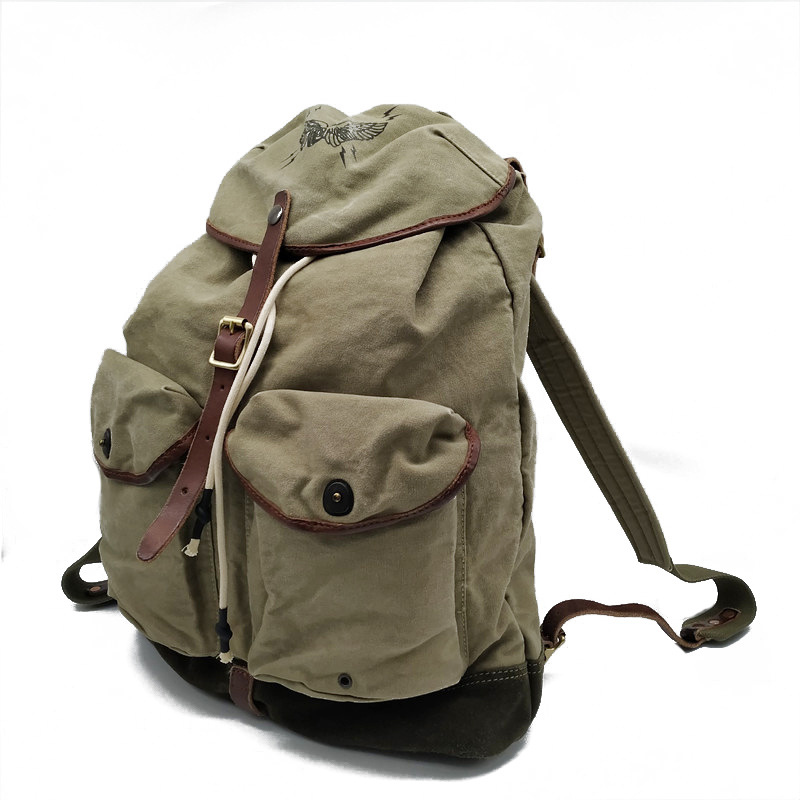 حقيبة ظهر قماشية عالية الكثافة - مراجعة Canvas Backpack Casual وسعره
