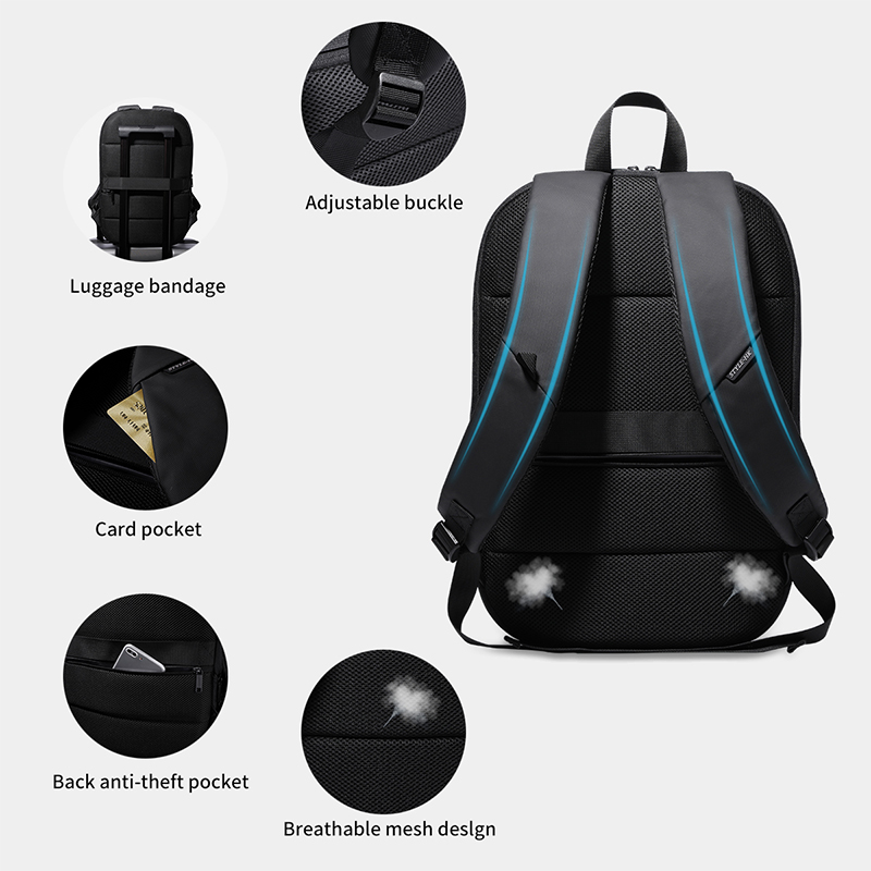 حقيبة ظهر للكمبيوتر المحمول لل - مراجعة Travel Backpack Anti Theft وسعره