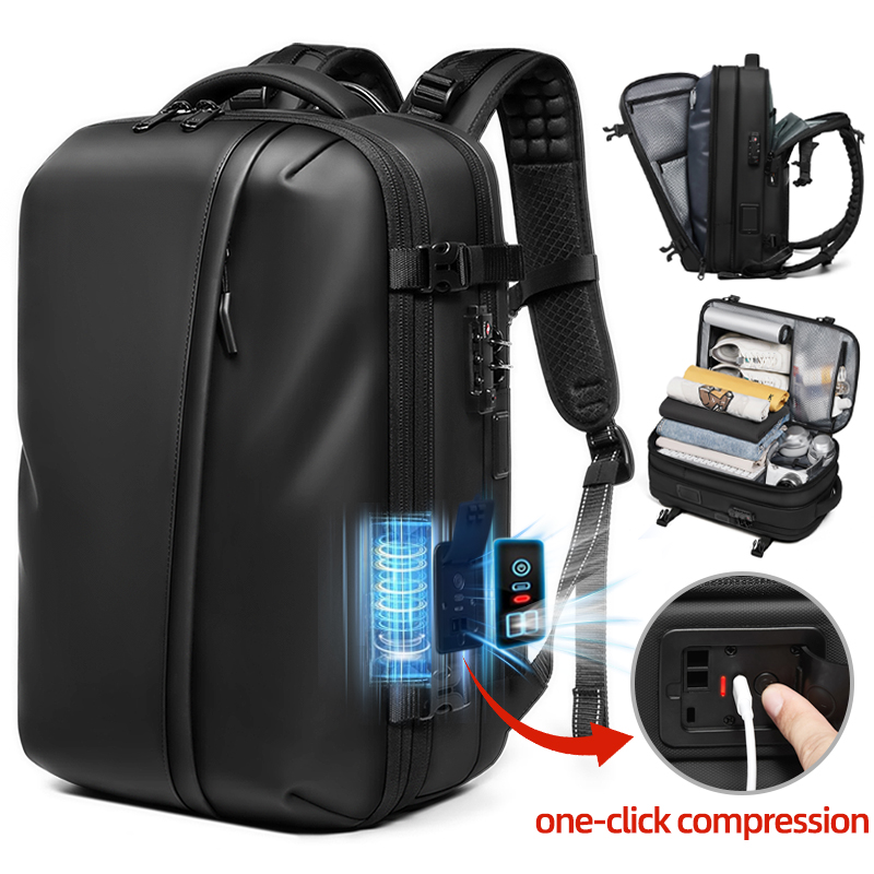 حقيبة ظهر رجالية للسفر مع مضخة - مراجعة Travel Backpack Anti Theft وسعره