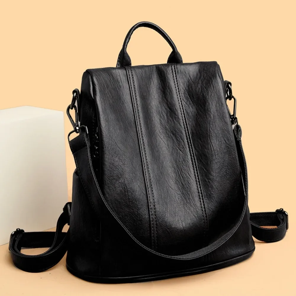 حقيبة ظهر جديدة مضادة للسرقة ل - مراجعة Leather Backpack Vintage وسعره